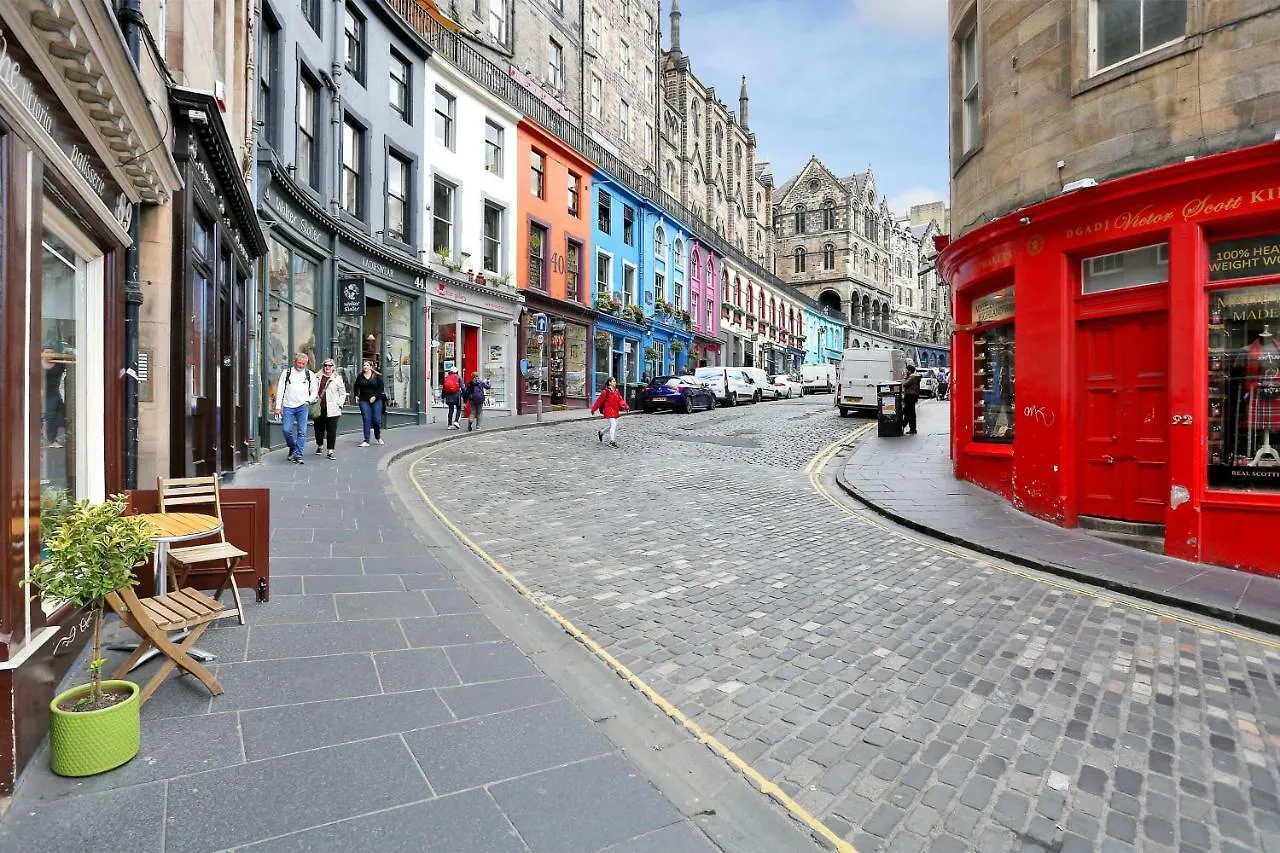 West Bow - Comfy 2 Bed On West Bow Overlooking Grassmarket Edynburg Apartament